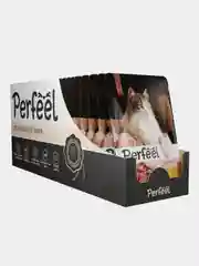 Влажный корм для кошек Perfeel полнорационный, в соусе, 75 г, 28 штук