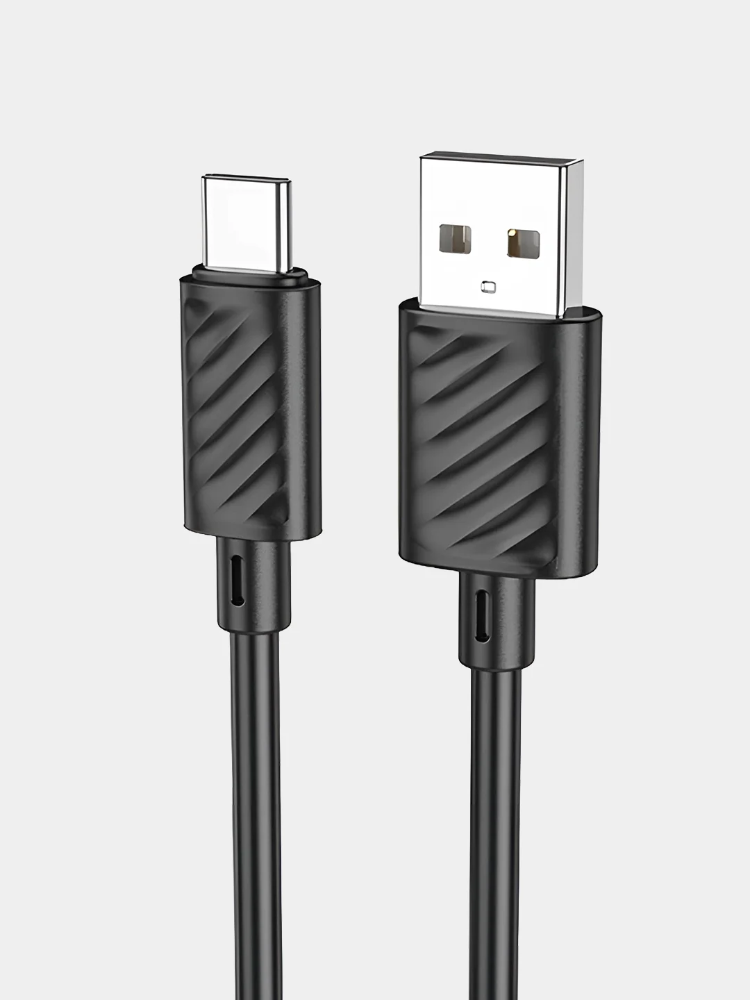Черный кабель Type-c USB, быстрая зарядка на андроид