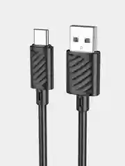 Черный кабель Type-c USB, быстрая зарядка на андроид