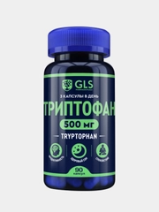 БАД к пище GLS Pharmaceuticals "Триптофан", 250 мг, 90 капсул