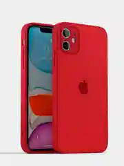 Красный чехол на айфон iPhone 11, 12, 13, 14, 15, XR, Pro, Pro Max. Кожаный