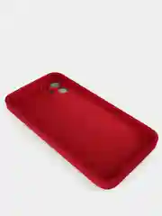 Красный чехол на айфон iPhone 11, 12, 13, 14, 15, XR, Pro, Pro Max. Кожаный