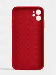 Красный чехол на айфон iPhone 11, 12, 13, 14, 15, XR, Pro, Pro Max. Кожаный