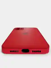 Красный чехол на айфон iPhone 11, 12, 13, 14, 15, XR, Pro, Pro Max. Кожаный