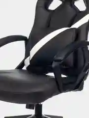 Белый кресло компьютерное, игровое, Бюрократ Zombie Driver
