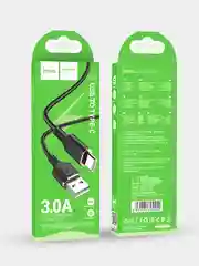 Черный кабель Hoco X95, быстрая зарядка, USB - Type-C, 3А, 1-3 метра