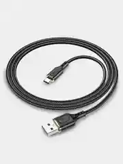 Черный кабель Hoco X95, быстрая зарядка, USB - Type-C, 3А, 1-3 метра