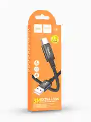Черный кабель Hoco X91, USB Type-C, для Android, быстрая зарядка 3А, 1 / 2 / 3 м