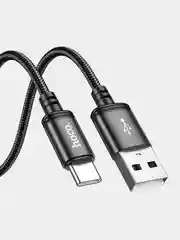 Черный кабель Hoco X91, USB Type-C, для Android, быстрая зарядка 3А, 1 / 2 / 3 м
