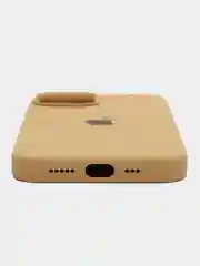 Голубой чехол Silicone Case для iPhone 14, 14 Pro, 14 Plus, 14 Pro Max, с закрытым низом