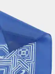 Синий молитвенный коврик КАРТОФАН дорожный с компасом, намазлык, ковер для намаза, молитвы