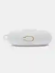 Белый чехол на Realme Buds Air 3 Neo для беспроводных наушников КАРТОФАН силиконовый, матовый