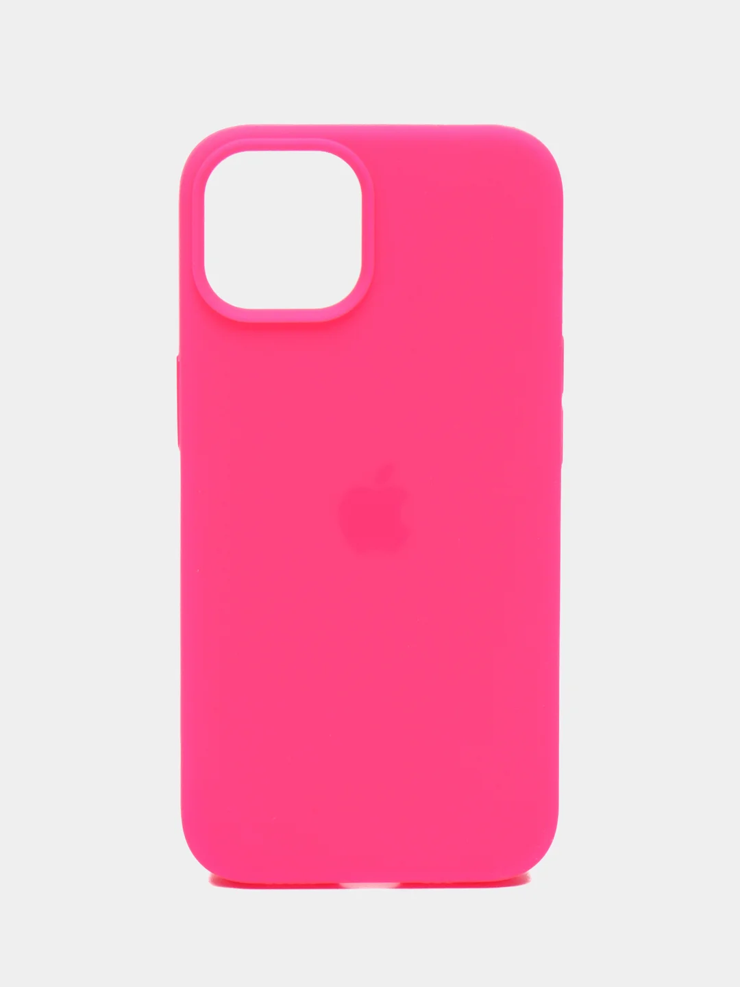 Тёмно-розовый чехол Silicone Case для iPhone 14, 14 Pro, 14 Plus, 14 Pro Max, с закрытым низом