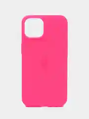 Тёмно-розовый чехол Silicone Case для iPhone 14, 14 Pro, 14 Plus, 14 Pro Max, с закрытым низом