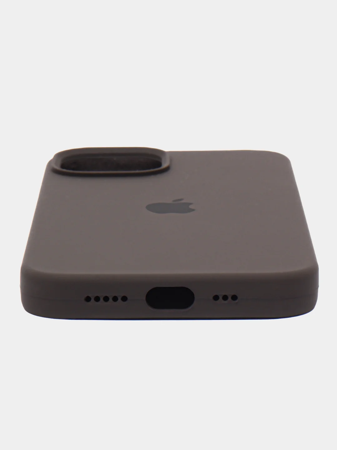 Тёмно-бордовый чехол Silicone Case для iPhone 14, 14 Pro, 14 Plus, 14 Pro Max, с закрытым низом