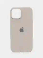Светло-бежевый чехол Silicone Case для iPhone 14, 14 Plus, 14 Pro, 14 Pro Max, с закрытым низом