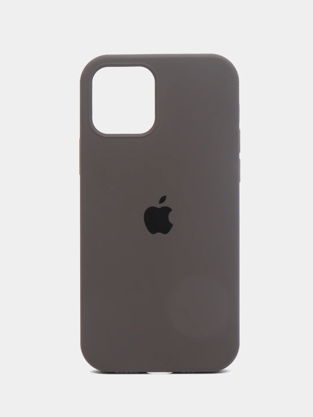 Темно-синий чехол Silicone Case для iPhone 12 / iPhone 12 Pro, закрытый низ