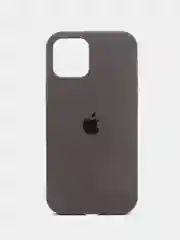 Темно-синий чехол Silicone Case для iPhone 12 / iPhone 12 Pro, закрытый низ