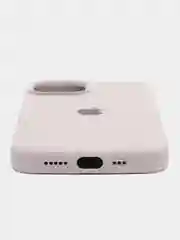 Сиреневый чехол Silicone Case для iPhone 14, 14 Pro, 14 Plus, 14 Pro Max, с закрытым низом