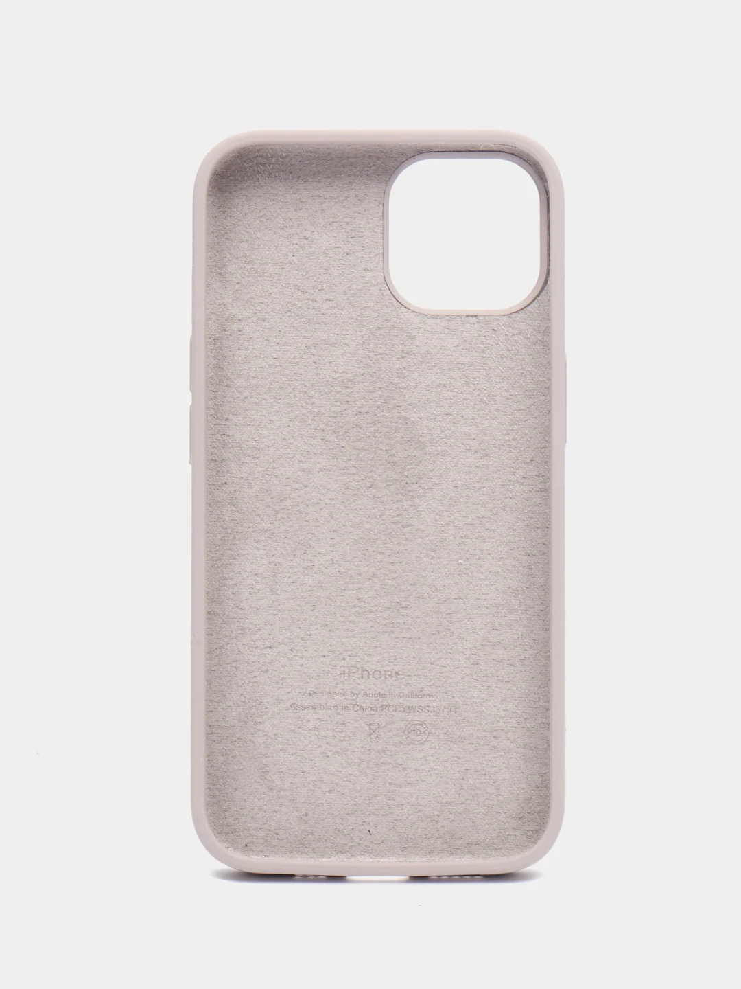 Сиреневый чехол Silicone Case для iPhone 14, 14 Pro, 14 Plus, 14 Pro Max, с закрытым низом