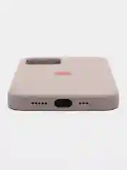 Коралловый меланж чехол Silicone Case для iPhone 12 / iPhone 12 Pro, закрытый низ