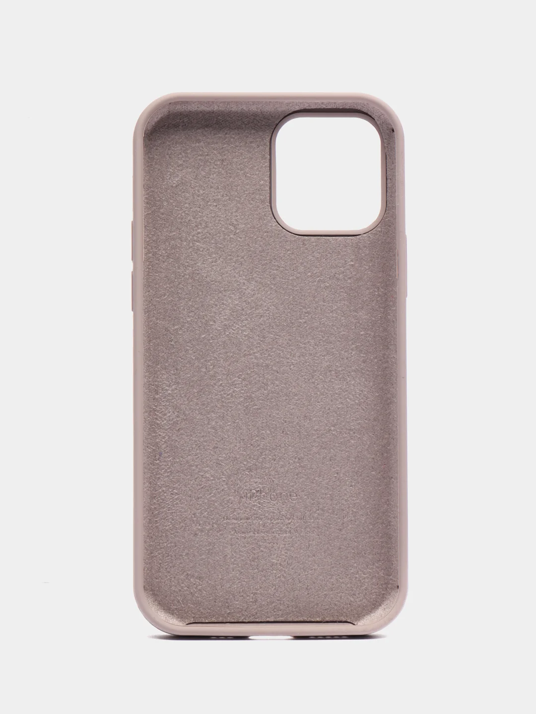 Коралловый меланж чехол Silicone Case для iPhone 12 / iPhone 12 Pro, закрытый низ