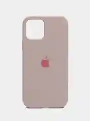 Коралловый меланж чехол Silicone Case для iPhone 12 / iPhone 12 Pro, закрытый низ