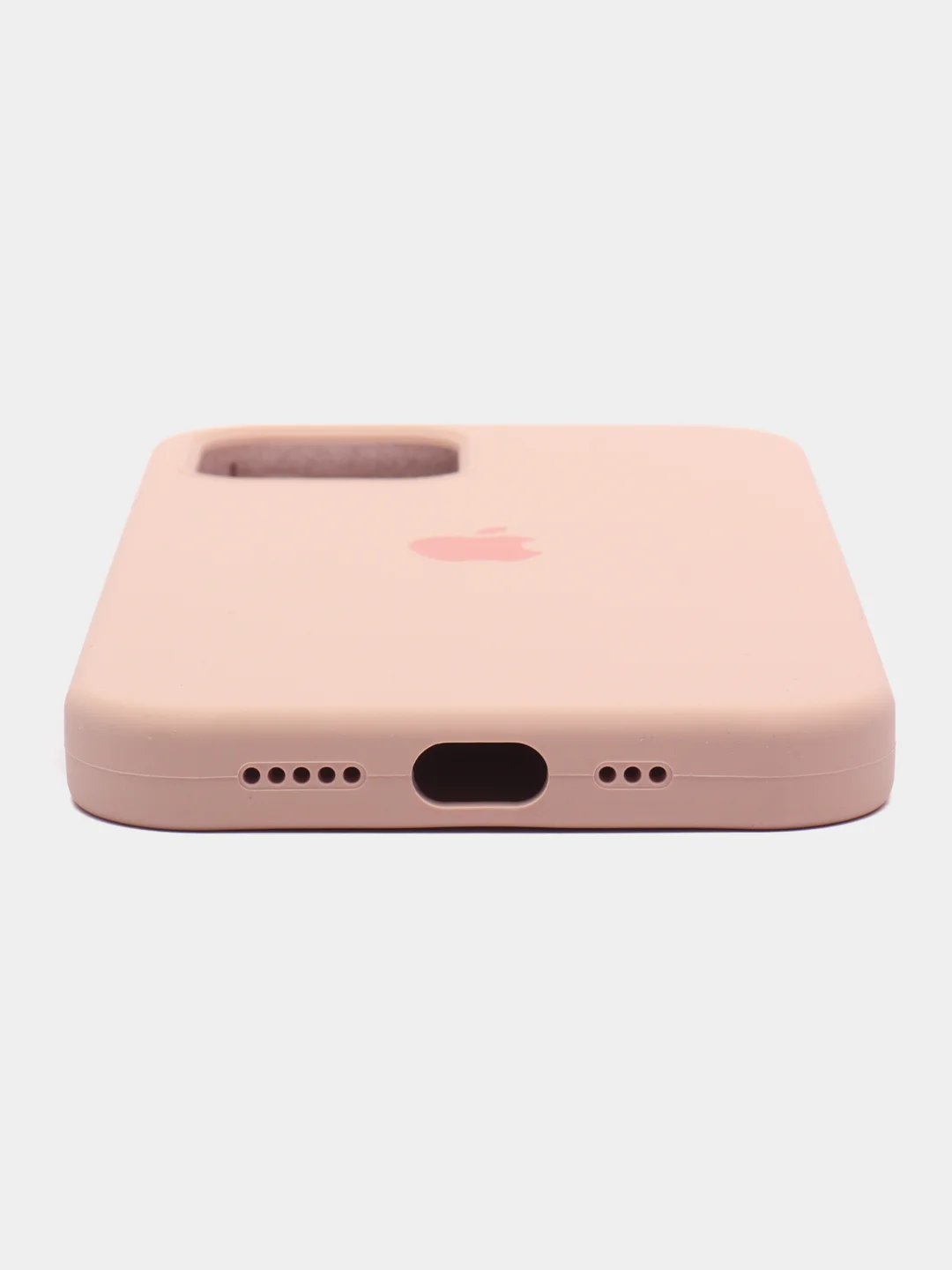 Прозрачный чехол Silicone Case для iPhone 12 / iPhone 12 Pro, закрытый низ