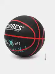 Бирюзовый мяч баскетбольный TORRES GAME OVER, размер 7