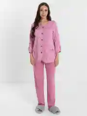Кораллово-розовый пижама женская домашняя с брюками
