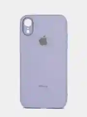 Бежевый меланж чехол для iPhone XR, со стеклянной панелью и защитой камеры