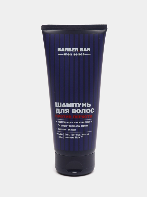 Шампунь для волос против перхоти  укрепляющий BARBER.BAR , 200мл