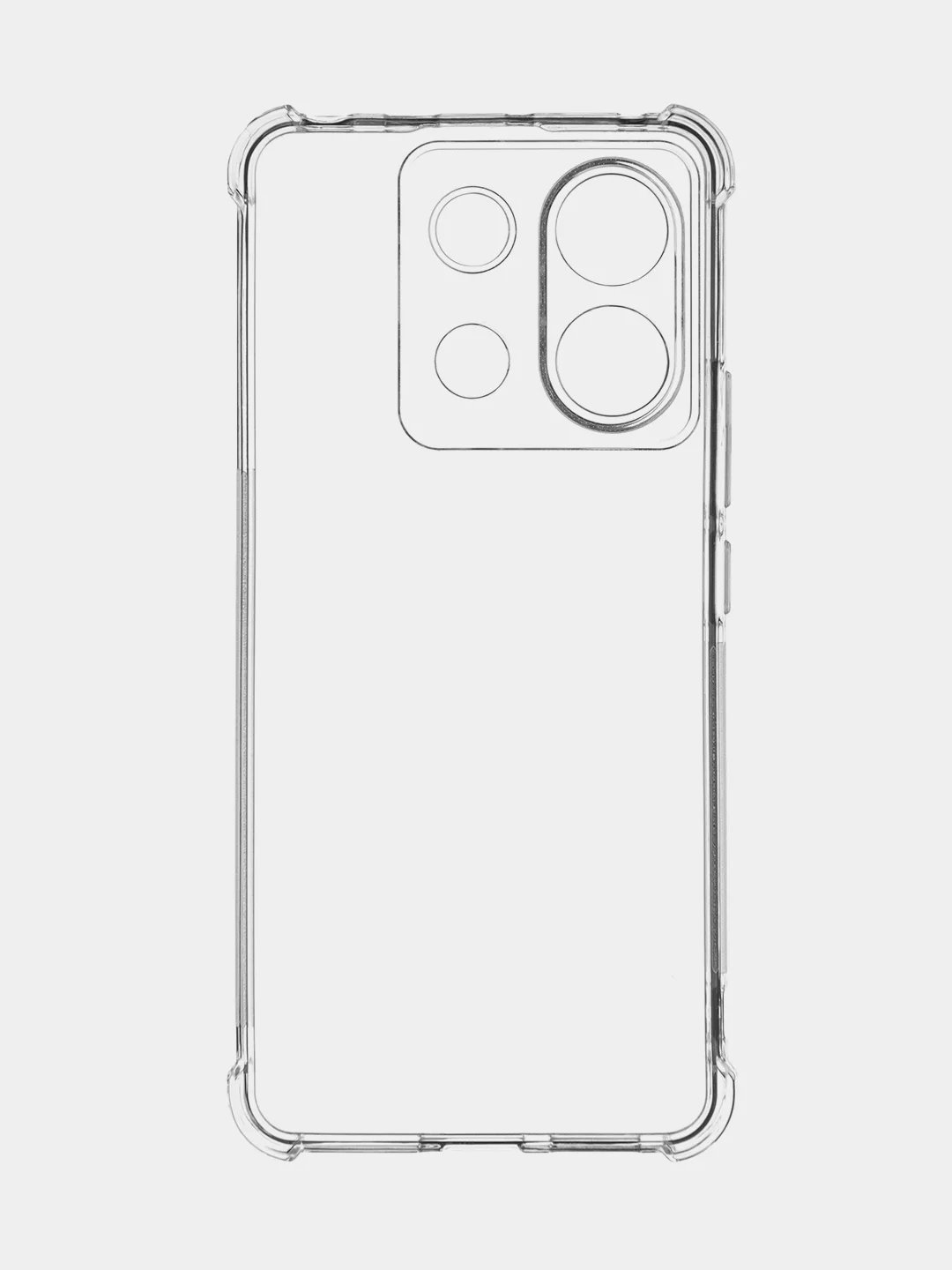 Прозрачный чехол для Xiaomi Redmi Note 13 Pro 5G/ Poco X6,13 Pro Plus,13R Pro,13 5G BROSCORP силикон
