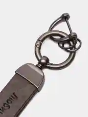 Серый брелок мужской. Брелок на ключи. Любимому мужу