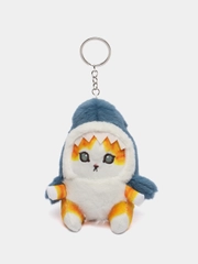 Мягкая игрушка-брелок "Кот Акула", брелок, обнимашка