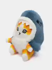 Розовый мягкая игрушка-брелок "Кот Акула", брелок, обнимашка