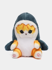 Мягкая игрушка,кот-акула 23 см,котик,обнимашка