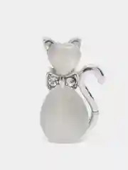 Багровый брошь с кошачьим глазом