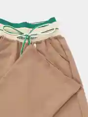 Бежевый брюки для девочки широкие, палаццо