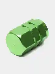 Зеленый колпачки на ниппель для колес
