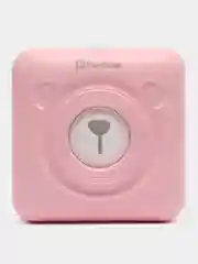 Розовый портативный термопринтер PeriPage A6, Bluetooth
