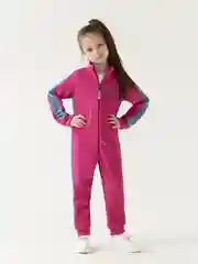 Вишнёвый комбинезон для девочки, флисовый Утенок