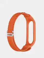 Оранжевый ремешок текстильный альпийская петля для Mi Band 3 / Band 4 / Band 5 / Band 6 / Band 7