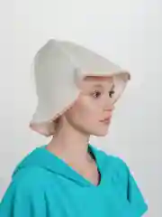 Розовый шапка для бани / Шапка для бани и сауны, разные виды
