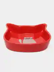 Красный миска керамическая, для кошки и собак