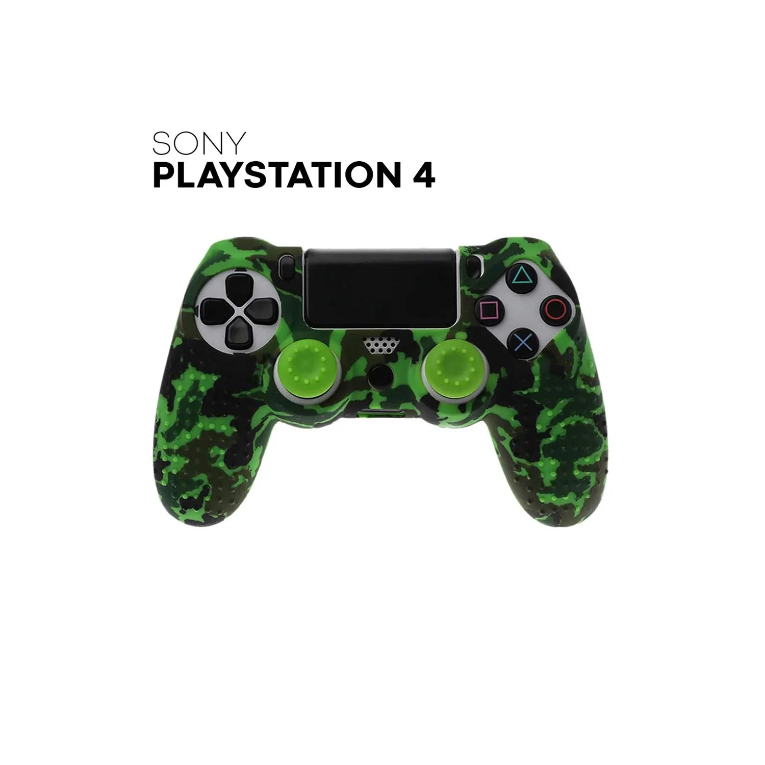 Лесной зеленый защитный силиконовый чехол для геймпада Sony PlayStation 4 DualShock, накладка на джойстик