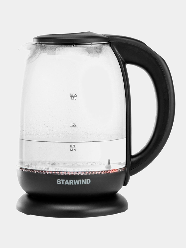 Чайник электрический StarWind SKS4517, 2200Вт, черный