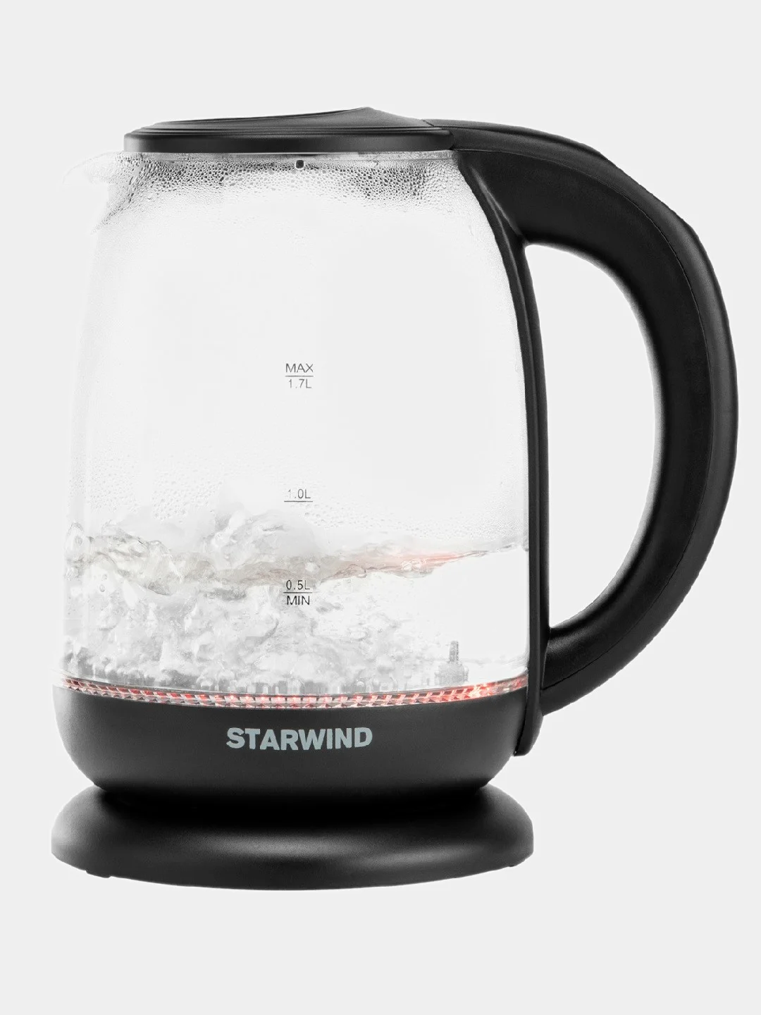 Чайник электрический StarWind SKS4517, 2200Вт, черный