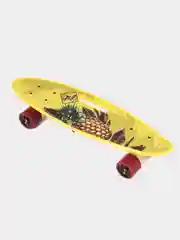 Желтый пенниборд Fishboard 23 Print, Скейтборд