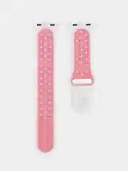 Алый силиконовый ремешок для часов Apple Watch 1-7, SE